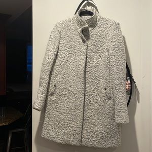 Loft Marled Funnel Neck Coat